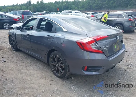 2021 Honda Civic Sport из США, поврежденный, VIN 2HGFC2F87MH518295